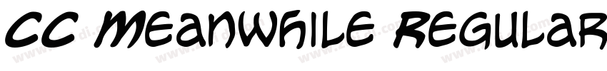 CC Meanwhile Regular字体转换